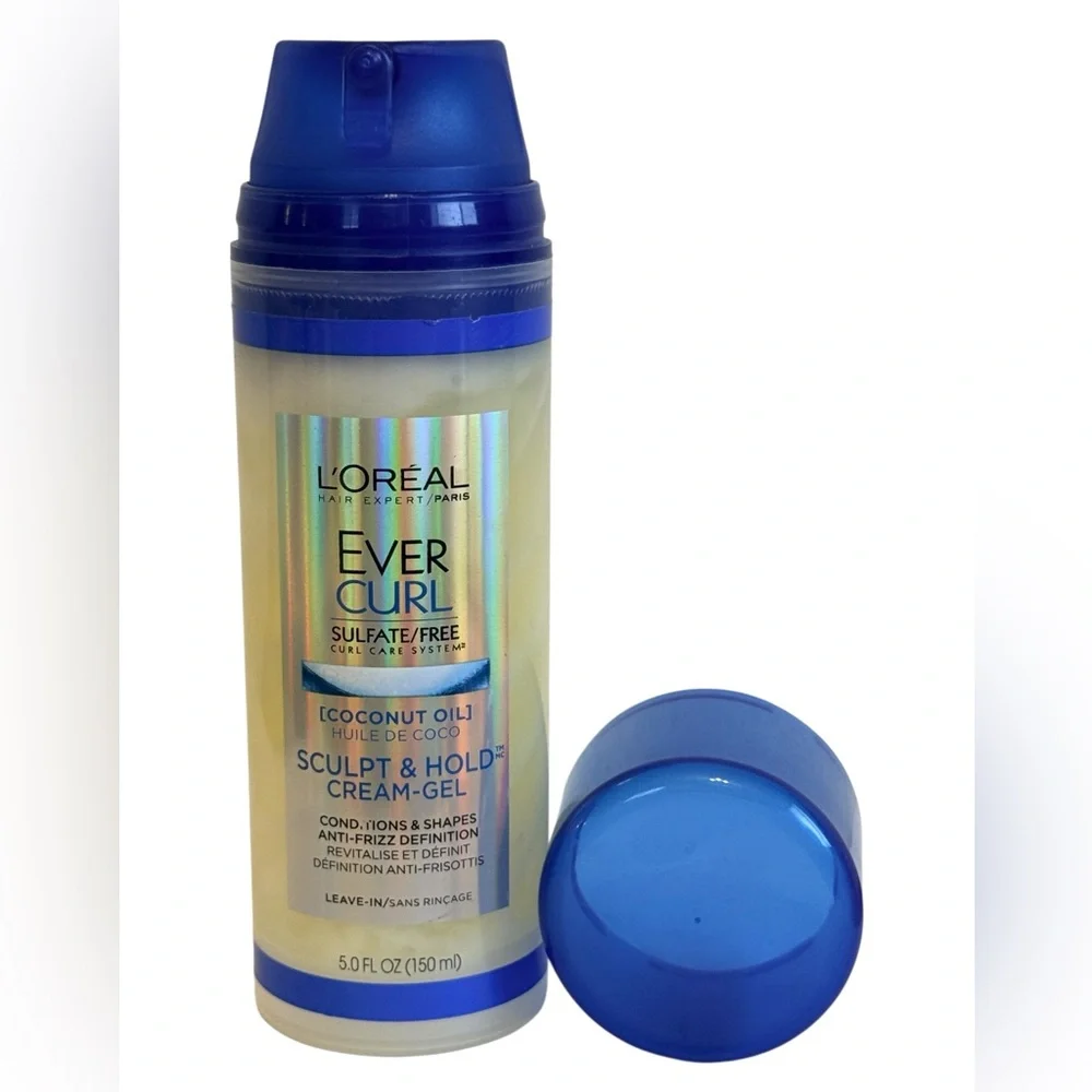 L'Oreal Hair Expert Paris Ever Curl Sculpt & Hold Cream Gel 5 fl oz New